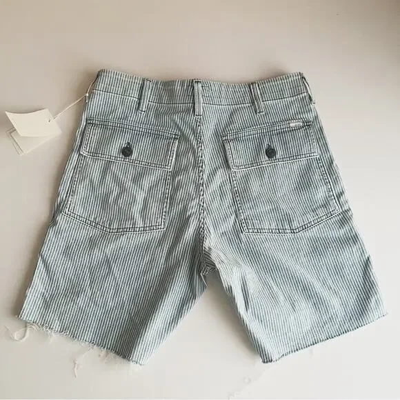 MOTHER The Patch Pocket Private Fray Shorts All Abroad